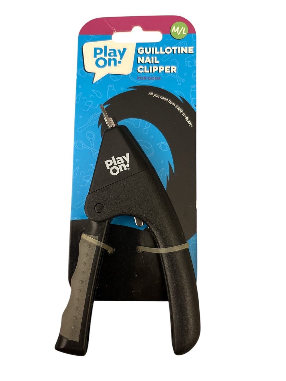 Black Guillotine Nail Clipper for Dogs - M/L